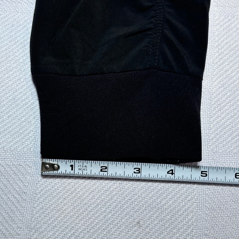 Athleta Attitude Pants Womens 10 Ruched Legs Lightweight Stretch Jogger Black - Picture 13 of 13